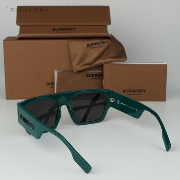 BRAND NEW Burberry BE4397U MICAH 407187 Green Grey Unisex Sunglasses BE 4397U - Picture 7 of 9